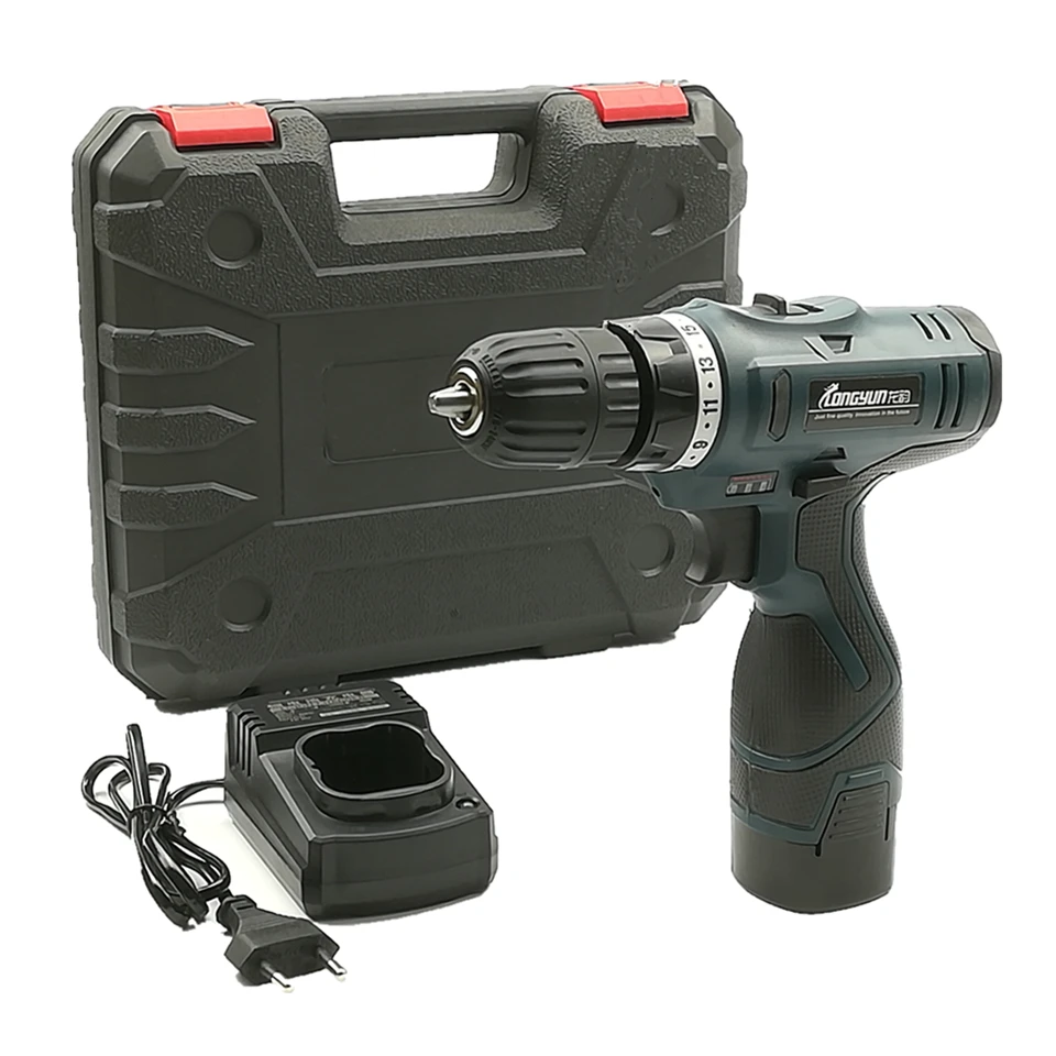 

16.8V Cordless Screwdriver Rechargeable Lithium Battery Parafusadeira Furadeira Double Speed Electric screwdriver Power Tools