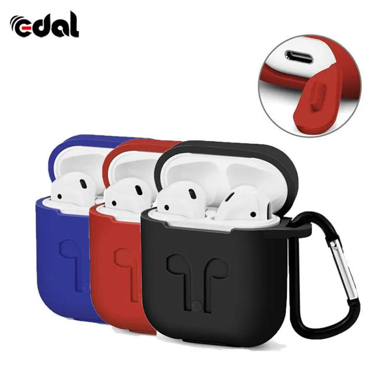 

Silicone Shock Proof Protector Sleeve Wireless Earphone box For Apple AirPods Case Skin Cover