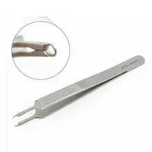 12,5 см хирургии шва щипцы плоскогубцы иглы-холдинг хирургические пинцеты для зажима с рифленая поверхность области удержания хирургии оборудование инструменты