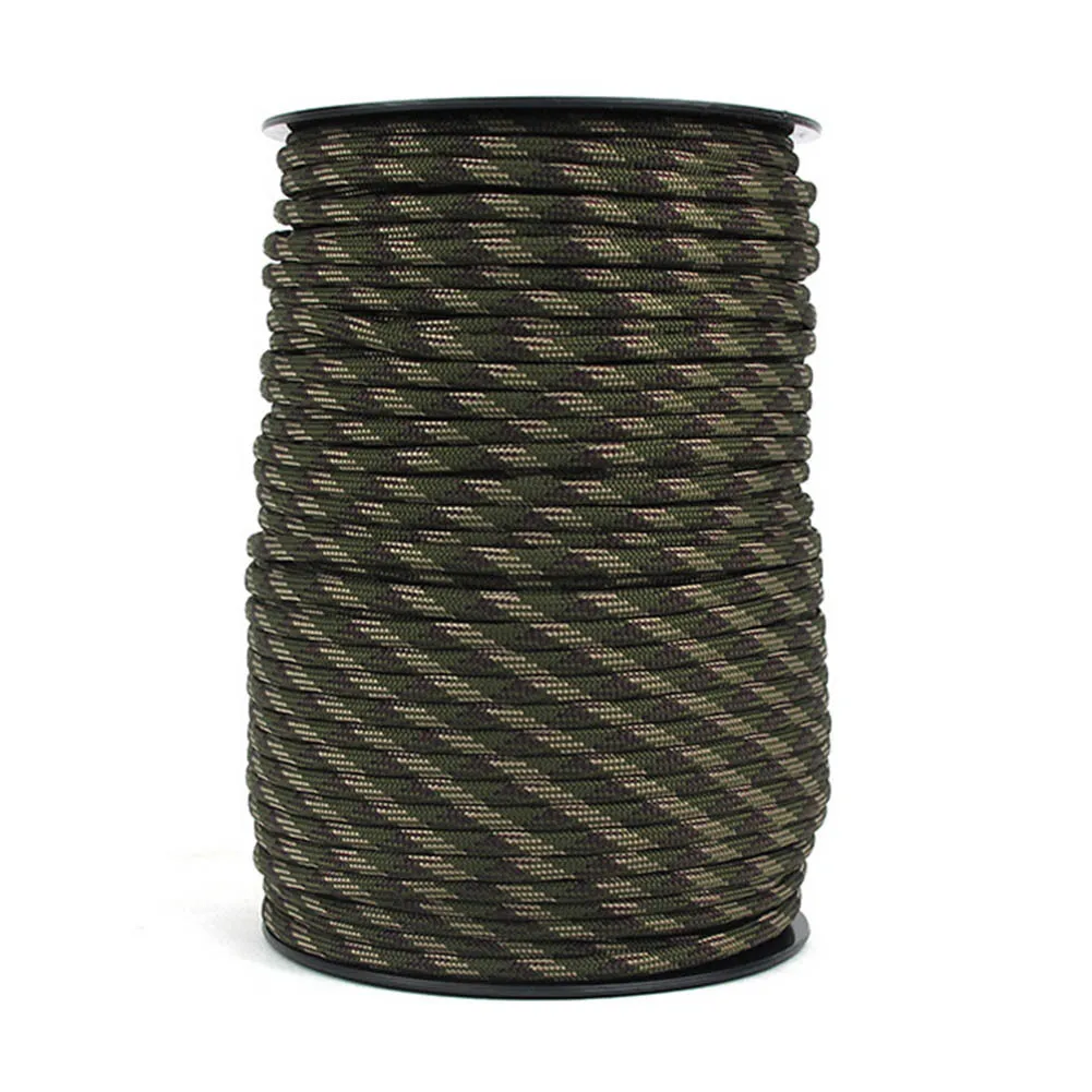 100 متر 328FT 4 ملليمتر التكتيكية Paracord 550 في الهواء الطلق بقاء سوار حبل المظلة الحبل حزام الحبل خيمة الملحقات 100 متر 328FT 4 ملليمتر التكتيكية Paracord 550 في الهواء الطلق بقاء سوار حبل المظلة الحبل حزام الحبل خيمة الملحقات