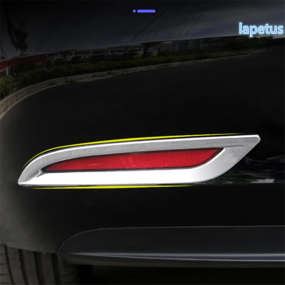 

Lapetus Lapetus Outside Rear Tail Fog Lights Lamp Decoration Frame Cover Trim ABS Fit For Tesla Model 3 2018 2019 Chrome Bright