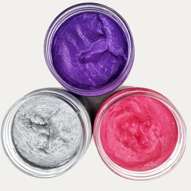 Online Shop Mokeru Diy Hair Wax Color Cream Temporary Hair Dye Wax