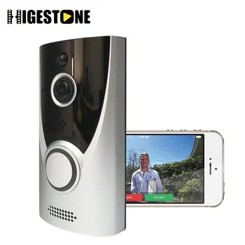 

Higestone 720P WIFI Video Visual Doorbell Wireless Intercom Camera PIR Motion Detection Night View Ring Bell Smart Doorbell APP