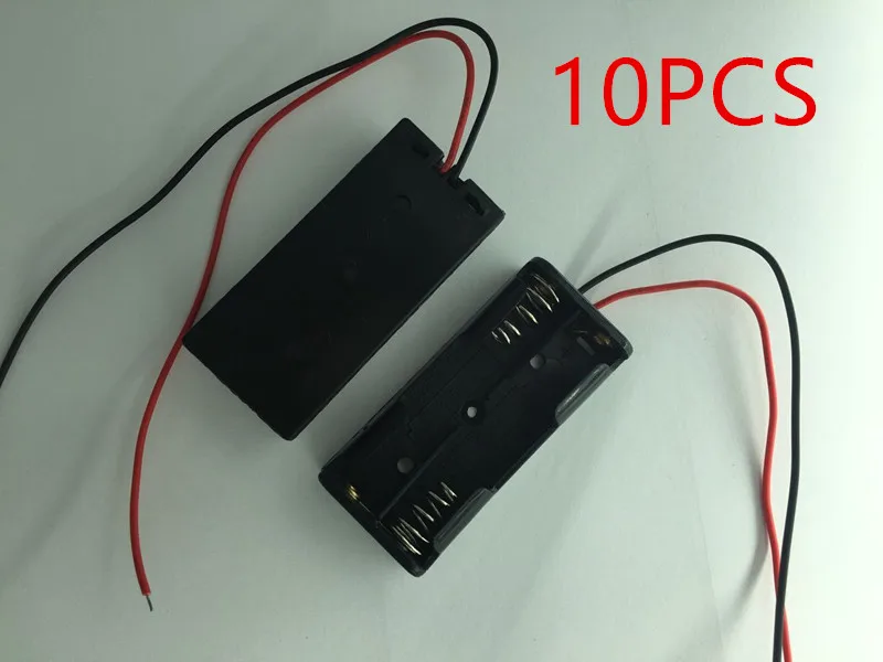 Новый аккумуляторный ящик Teyeleec 10 шт./лот черный для хранения Подставка зарядки 2