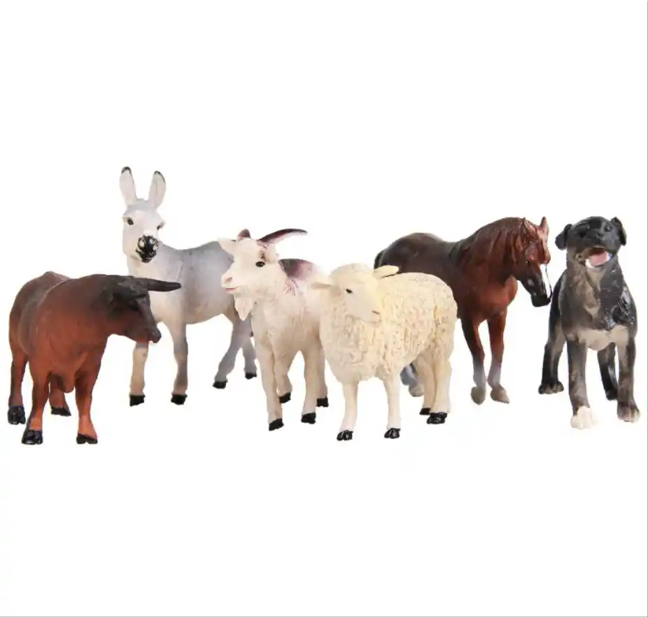 plastic goat figurines