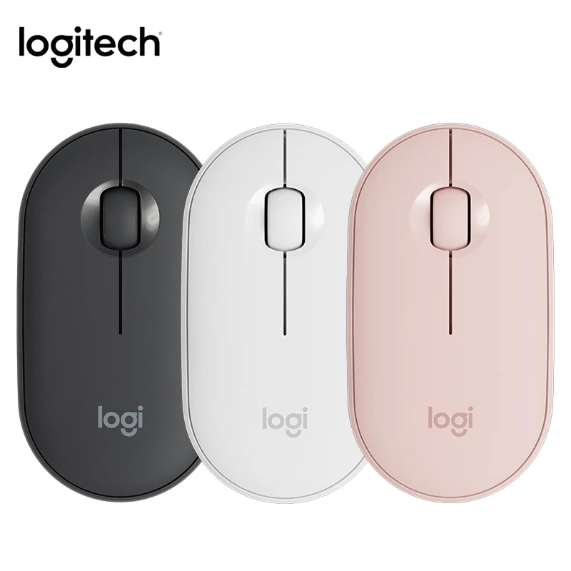 Оригинальная Новейшая Bluetooth Мышь Logitech PEBBLE тонкая светильник Кая 1000DPI 100 ГГц