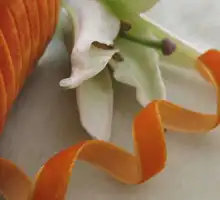 10Y 3/8 ” Velet Ribbon Craft / boda / partido naranja R0010