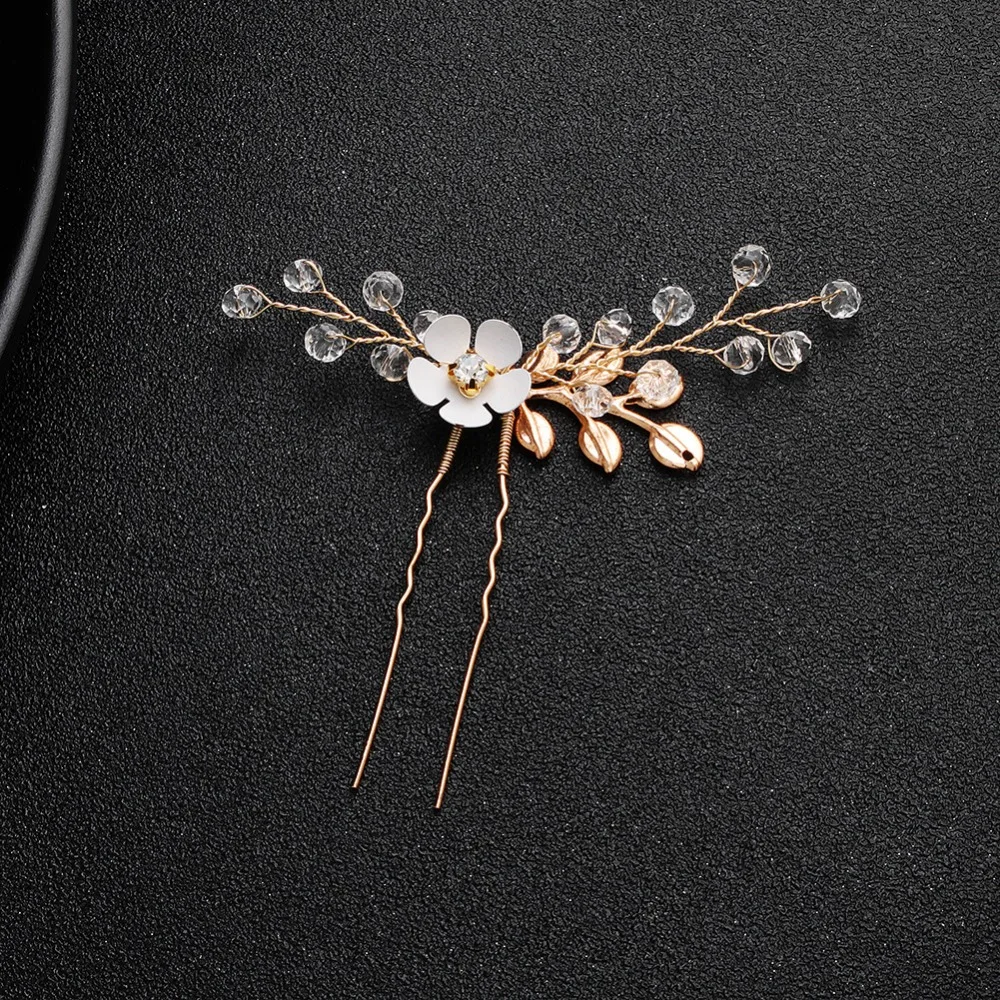 Gold Color Hair Pins  (10)