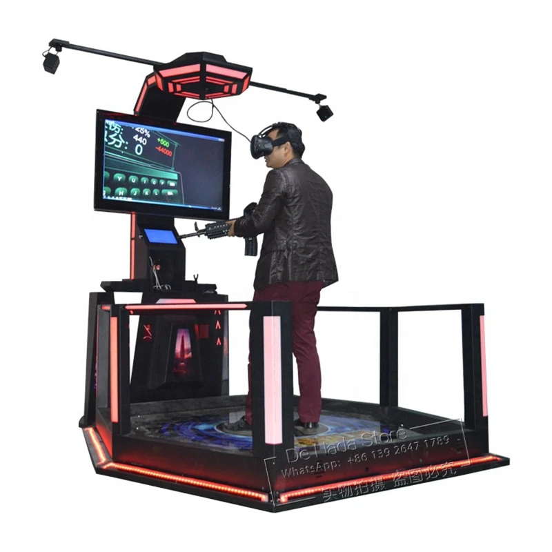 Adults Like Play Amusement Device Realistic Vr Walker 9d Vr Simulator Interactive Gun Fight Arcade Game Machine - Coin Games - AliExpress