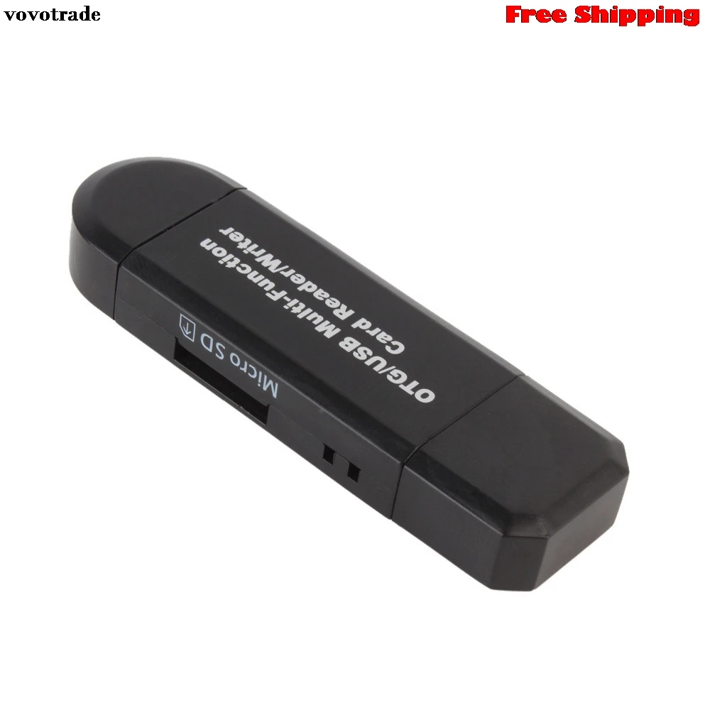 vovotrade 3 in 1 Multi function Card Reader SD Card TF Triplet OTG