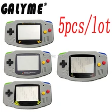 5 шт./партия, полный комплект, серый игровой корпус, чехол для мультяшной версии, серый чехол для GameboyAdvance, чехол для мальчика Advance