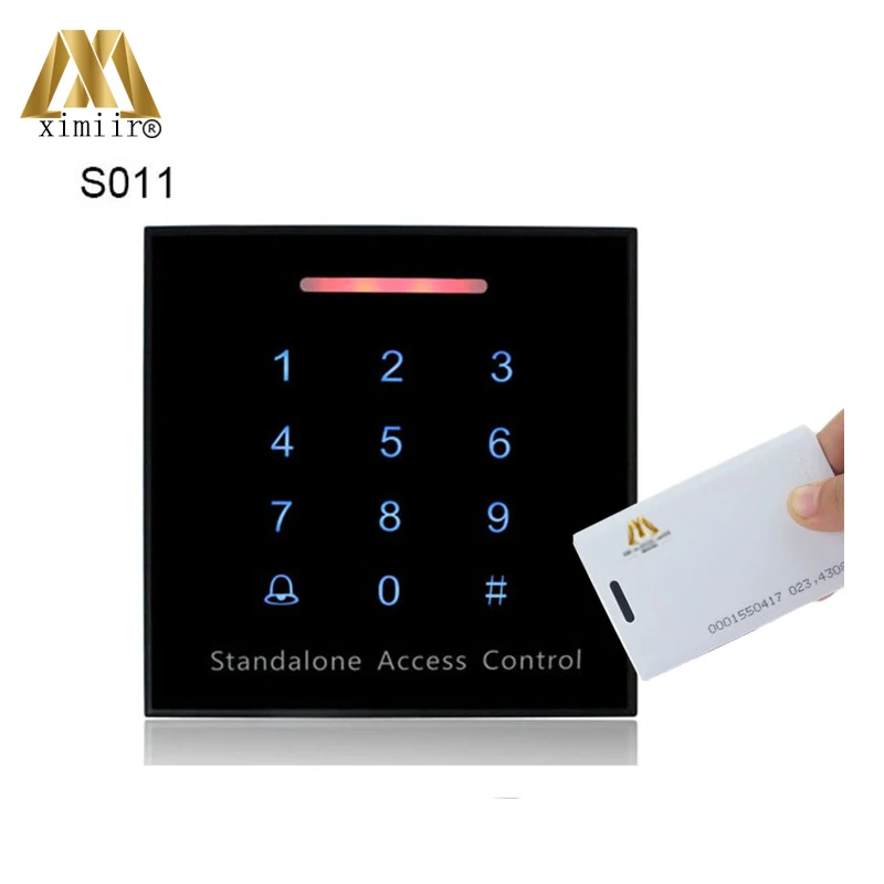 

S011 card access control with touch keypad weigand access controller optional 125KHZ RFID card or IC card reader