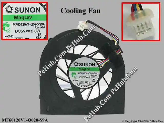 

Original New Laptop CPU Cooling Cooler Radiator Fan For HP Probook 4520 4520s 4525s 4720S MF60120V1-Q020-S9A 613291-001