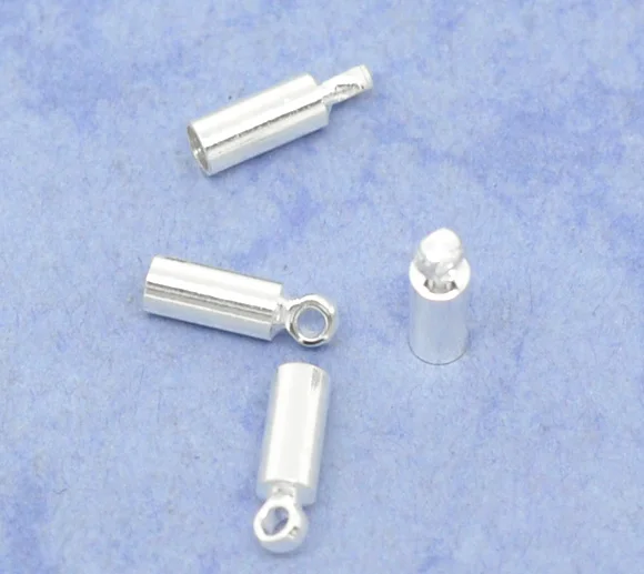 

10-200pc/lot Necklace Cord End Tip Beads Caps Clasps Clamp Crimps With Loop For DIY Jewelry Making Necklaces Accessories