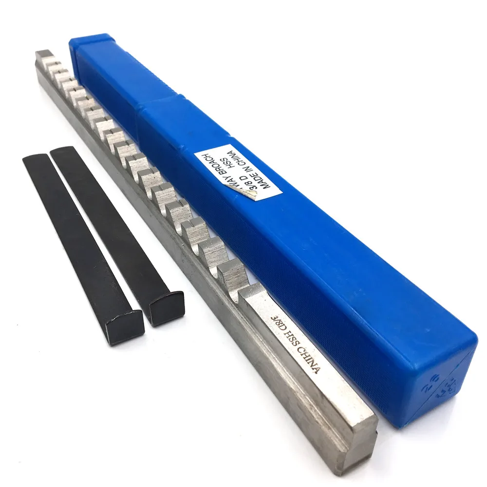 3/8 дюймов Keyway Broach D Push-type дюймов размер HSS высокоскоростной стальной Broach отрезной станок с ЧПУ инструмент