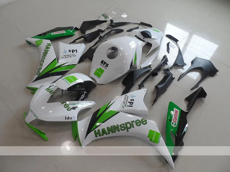 Новые ABS Обтекатели наборы подходят для Honda CBR1000RR 2012 2013 CBR 1000RR 12 13 14 15 Обтекатели на заказ белый зеленый