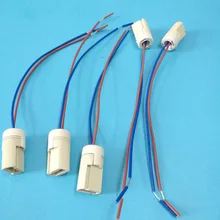 Свет Лампы для мотоциклов База G9 держатель розетка с 10 см проволоки 50 шт