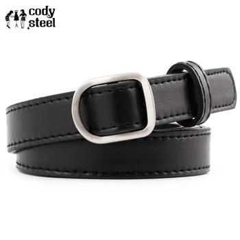 

Cody Steel 2019 Belt For Ladies Fall Winter Trendy Decorative Faux Woman Leather Belt Metal Buckle Straps For Female