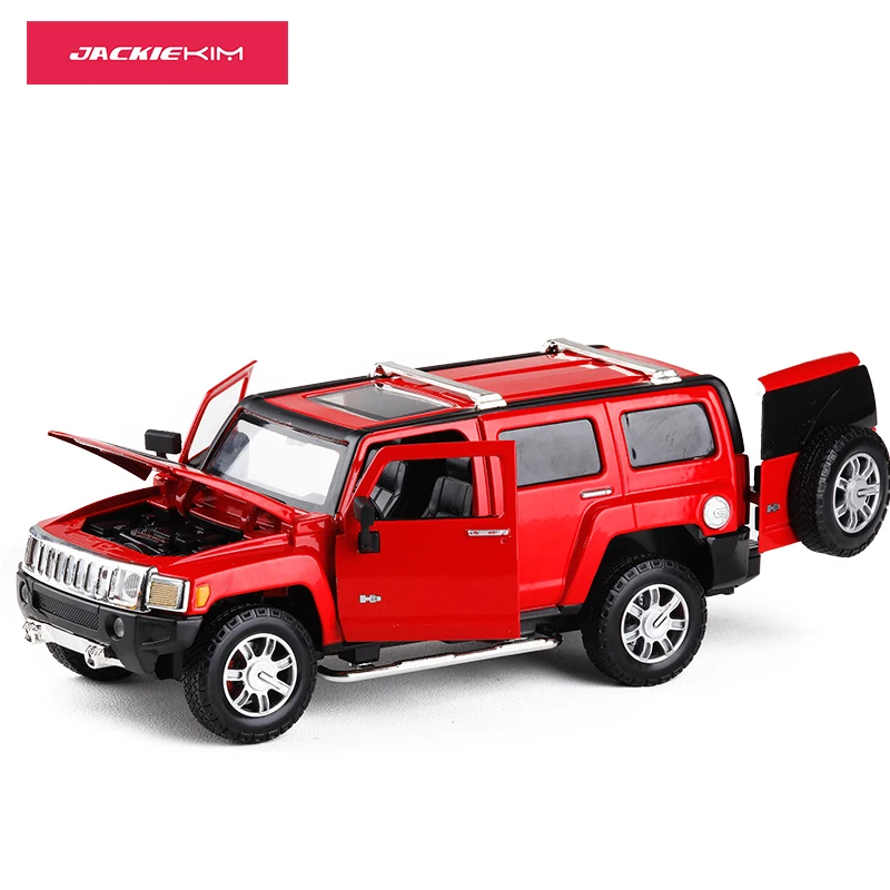 1:24 весы H3 металлическая литая под давлением роскошная модель автомобиля SUV класс
