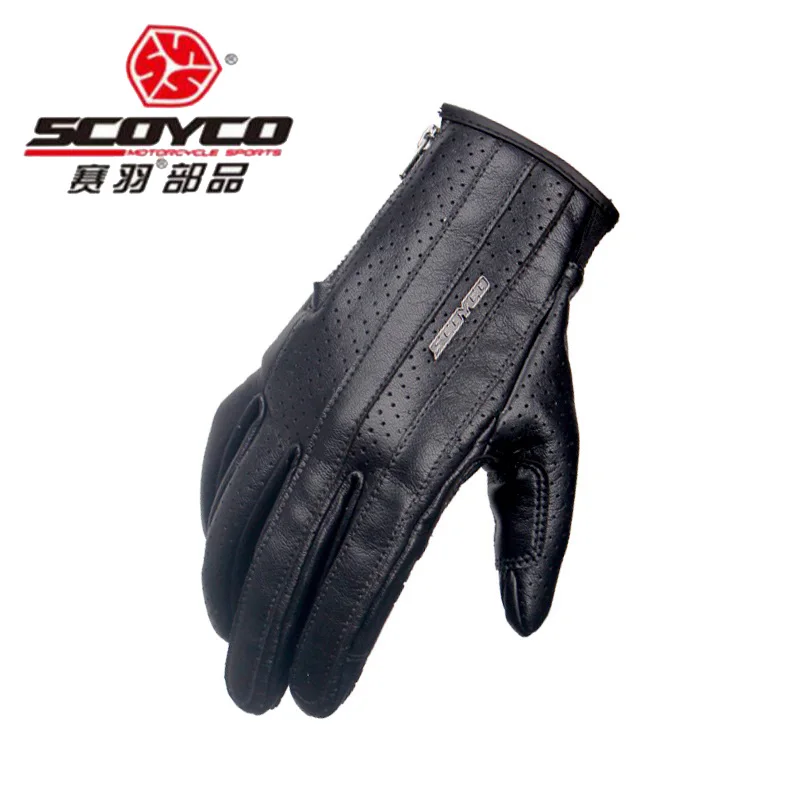 Новые летние SCOYCO мотоцикл удобные перчатки для верховой езды локомотив ретро летние дышащие сенсорный Мотоцикл перчатки MC50