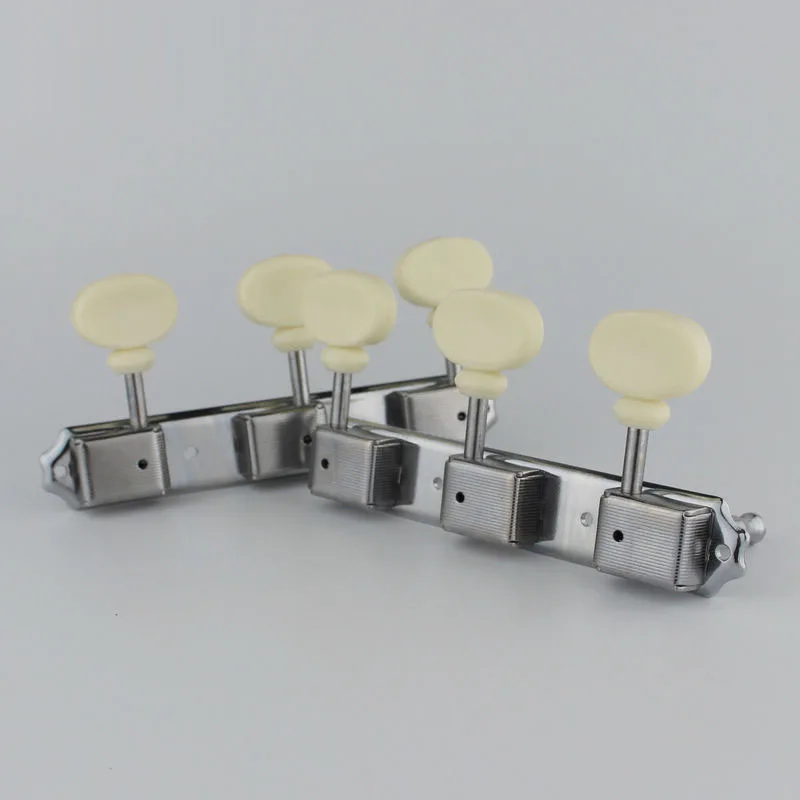 

A set of 2pc Chrome Tuning Pegs Keys Machine Heads Tuners New Guitar parts