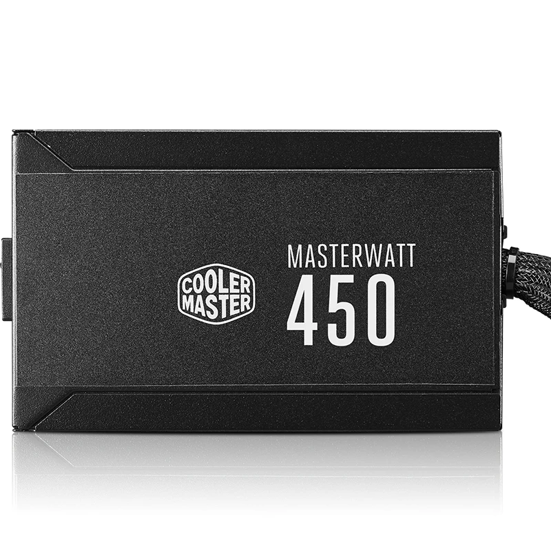 برودة ماستر نصف وحدة PC PSU ل عبة مكتب تصنيفا 450 W 450 واط 12 سنتيمتر مروحة 12 V ATX وحدة إمداد الطاقة للكمبيوتر البرونزية 80 زائد