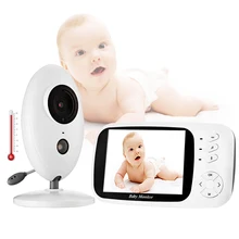 Video Baby Monitor 2.4G Wireless With 3.5 Inches LCD 2 Way Audio Talk Night Vision Surveillance Security Camera Babysitter