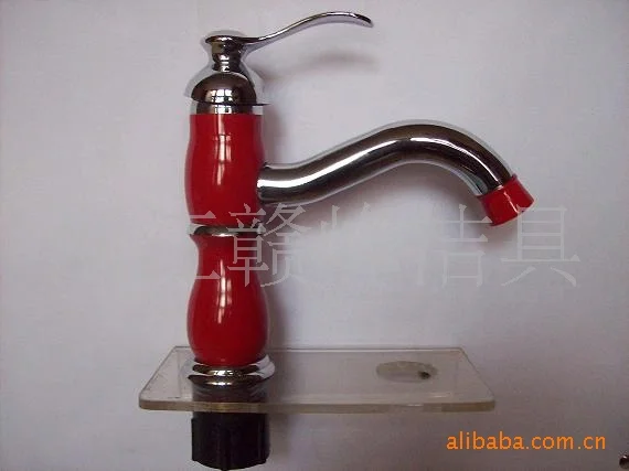 

Tiger Ben basin single cold faucet, ceramic basin wash basin taps all copper spool washbasin faucet