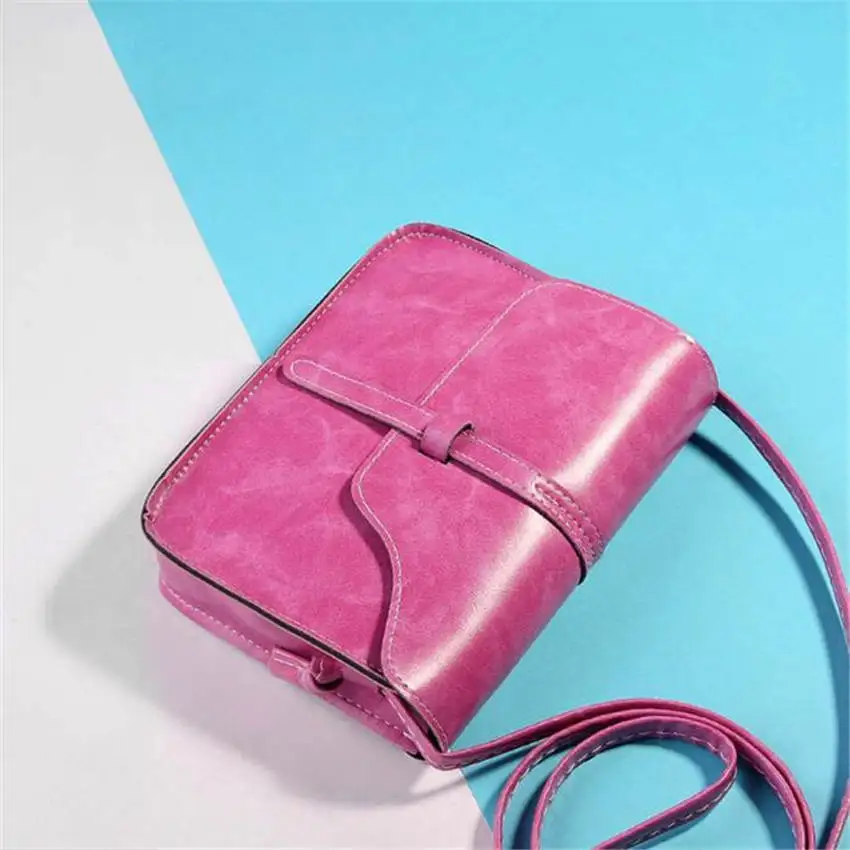Сумки для женщин, винтажная кожаная сумка через плечо, сумка-клатч, женская Сумка bolso mujer borsa donna Pueple, розовый, коричневый