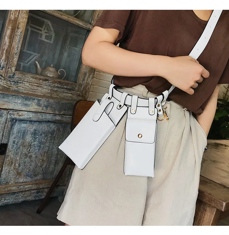 Шикарная поясная сумка из искусственной кожи для женщин, сумка на пояс для девочек, сумки через плечо, поясная сумка для дискотеки, роскошные сумки, модная дизайнерская нагрудная сумка