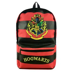 Рюкзак из парусины Гарри Поттера Хогвартс красный Повседневный Водонепроницаемый школьный рюкзак
