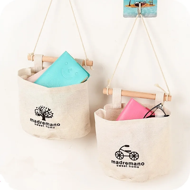 

Wall Door Hanging Bag Shoe Rack Thickening Linen Hanger Storage Bag Tidy Organizer Home Hang Sundries Bag 10 Color Free Shipping