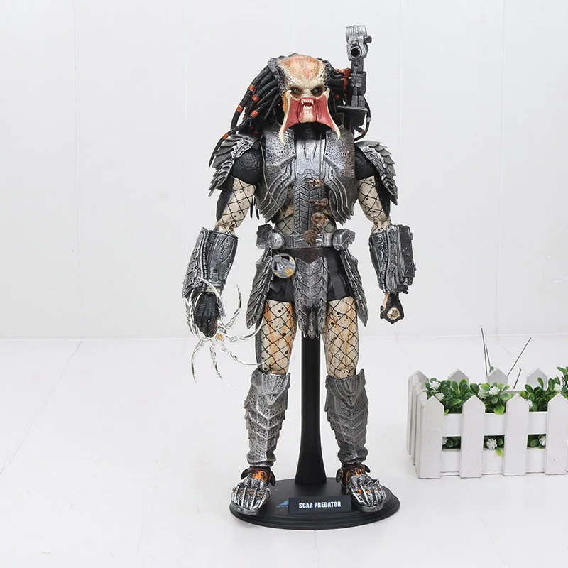 NECA AVP инопланетянин против Хищника 32 см 1/6 масштаб шрам Хищник MMS190 ПВХ фигурка Коллекционная модель игрушки подарки