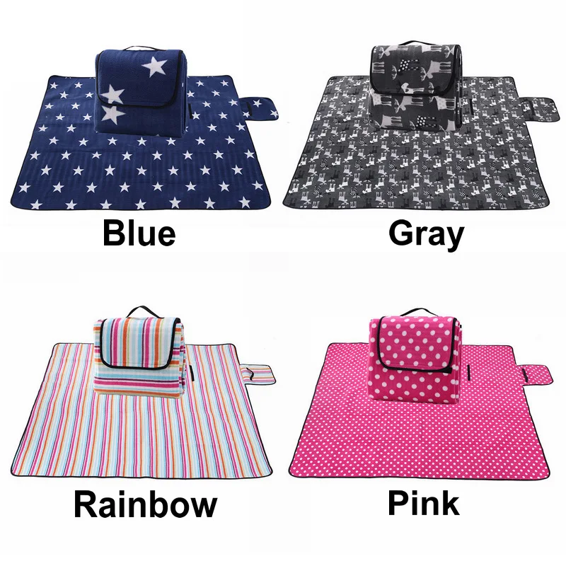 200*200 سنتيمتر طوي في الهواء الطلق التخييم حصيرة للنزهات حصيرة سادة بطانية طفل اللعب حصيرة للزحف للماء بطانية شاطئ خيمة سادة حصيرة