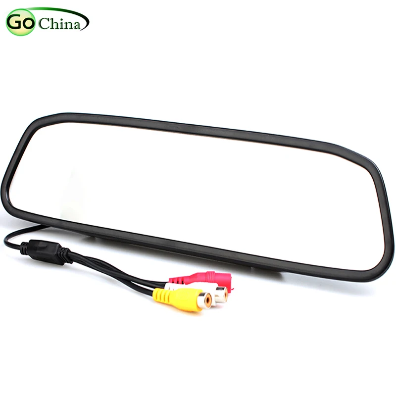 

iaotuGo 4.3" LCD Rearview Mirror Monitor 480*272 2 Channel Video Input For Rear Camera Parking Assits