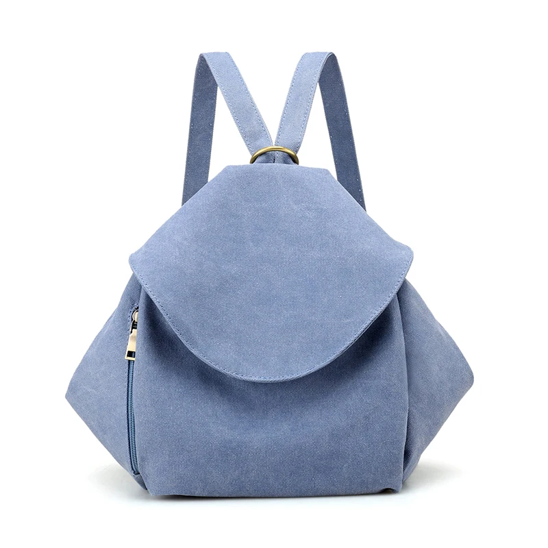

Simple Style Soft Women's Canvas Backpack Female Fashion Design School Backpack For Teenage Girls Striped Backpack Women 126