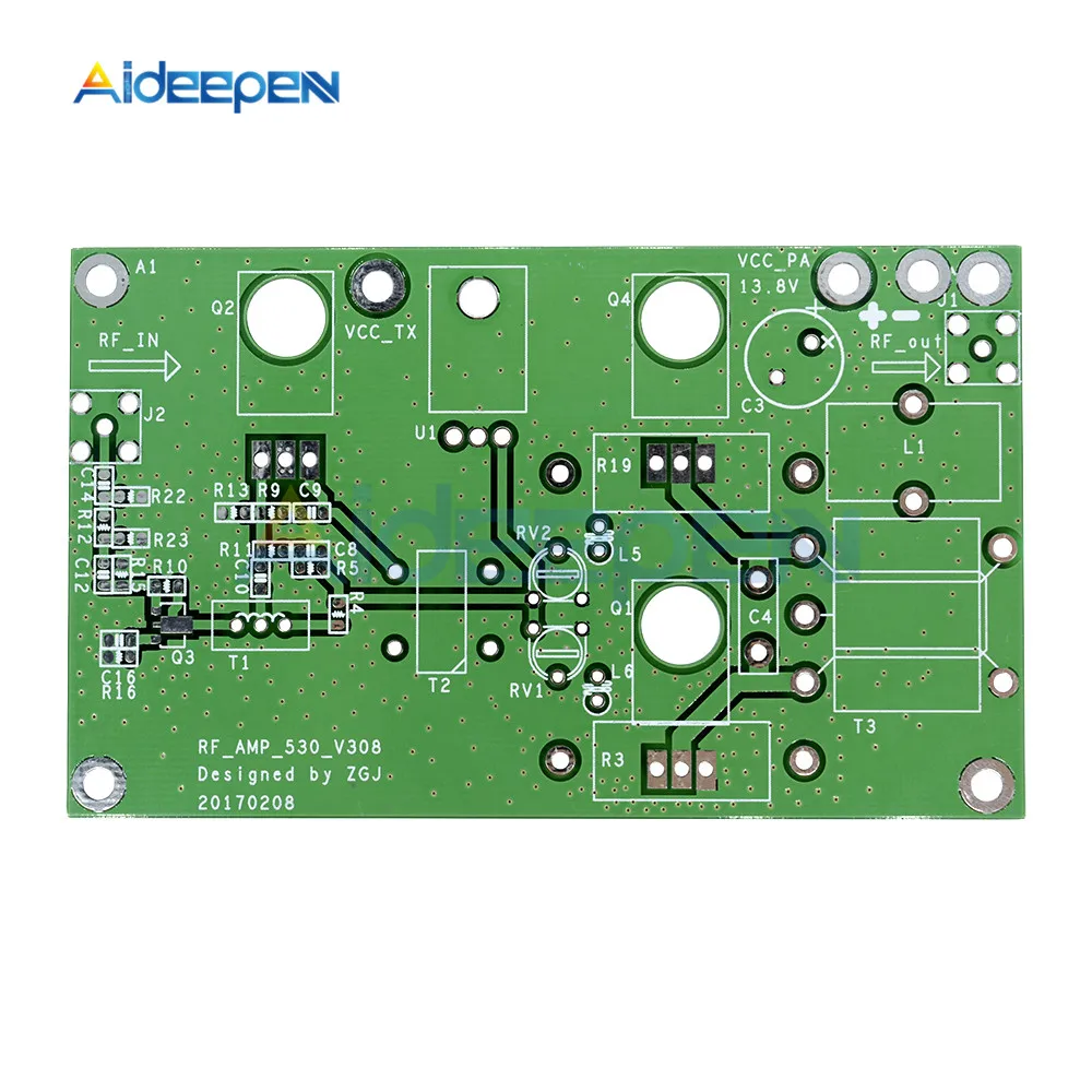 DC13.8V 45 Вт SSB Линейный Усилитель мощности доска CW FM HF Радио приемопередатчик коротковолновый модуль DIY комплект Стандартный SMA интерфейс 3 м-30 МГц