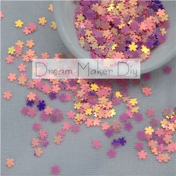 50g Brilliant Spring Flower and Vine Sequins for Crafts and Decoration (Bri Pink 50g)