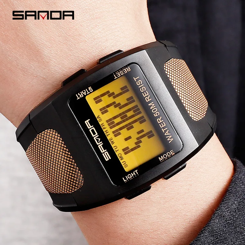 

Sanda Waterproof Men Sports Watches Luxury Brand Fashion Military Digital Watch LED Electronic Clock Men relogio masculino
