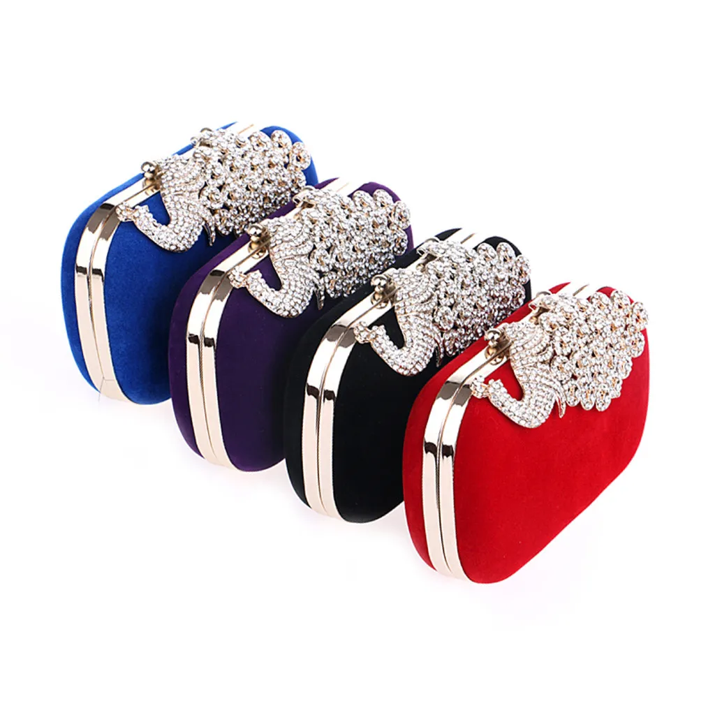 

2019 Spring Summer New Women Peacock Evening Handbags Party Sparkly Clutch Purse Princess Elegant Ladies Shoulder Cross Bag