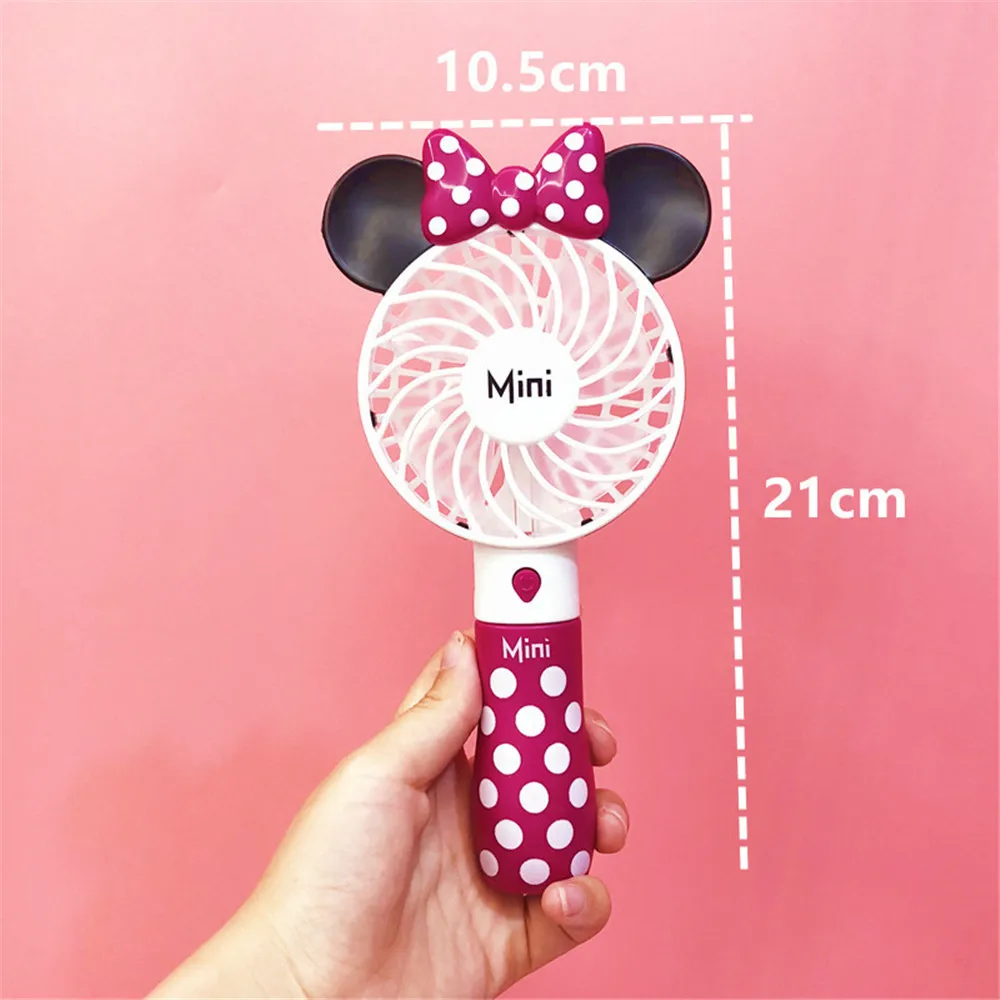 

Children Kid Best Outing Gift Creative Fun Outdoor Travel Tool Handheld Portable Cooling Fan Cartoon Mickey USB Mini Mickey Fans