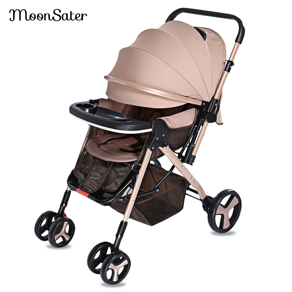 

MoonSater YA - 2305 Multifunctional Stroller Baby Cart With Brake System Universal Casters Lightweight Folding Baby Carriage