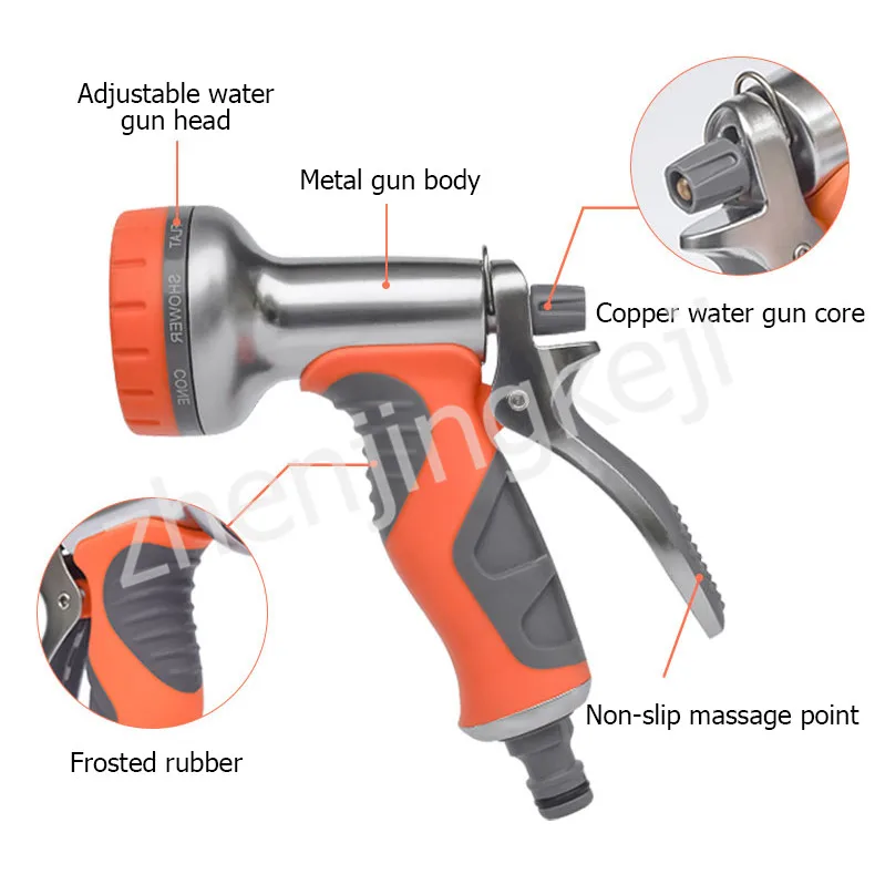 Поливный шланг набор для домашнего полива сада артефакт сопло 9 блок Регулируемый Автомойка специальный водяной пистолет
