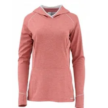 Женская толстовка для рыбалки Solarflex LS UPF50+ COR3, быстросохнущая футболка LS, размер M-XL, красный, серый