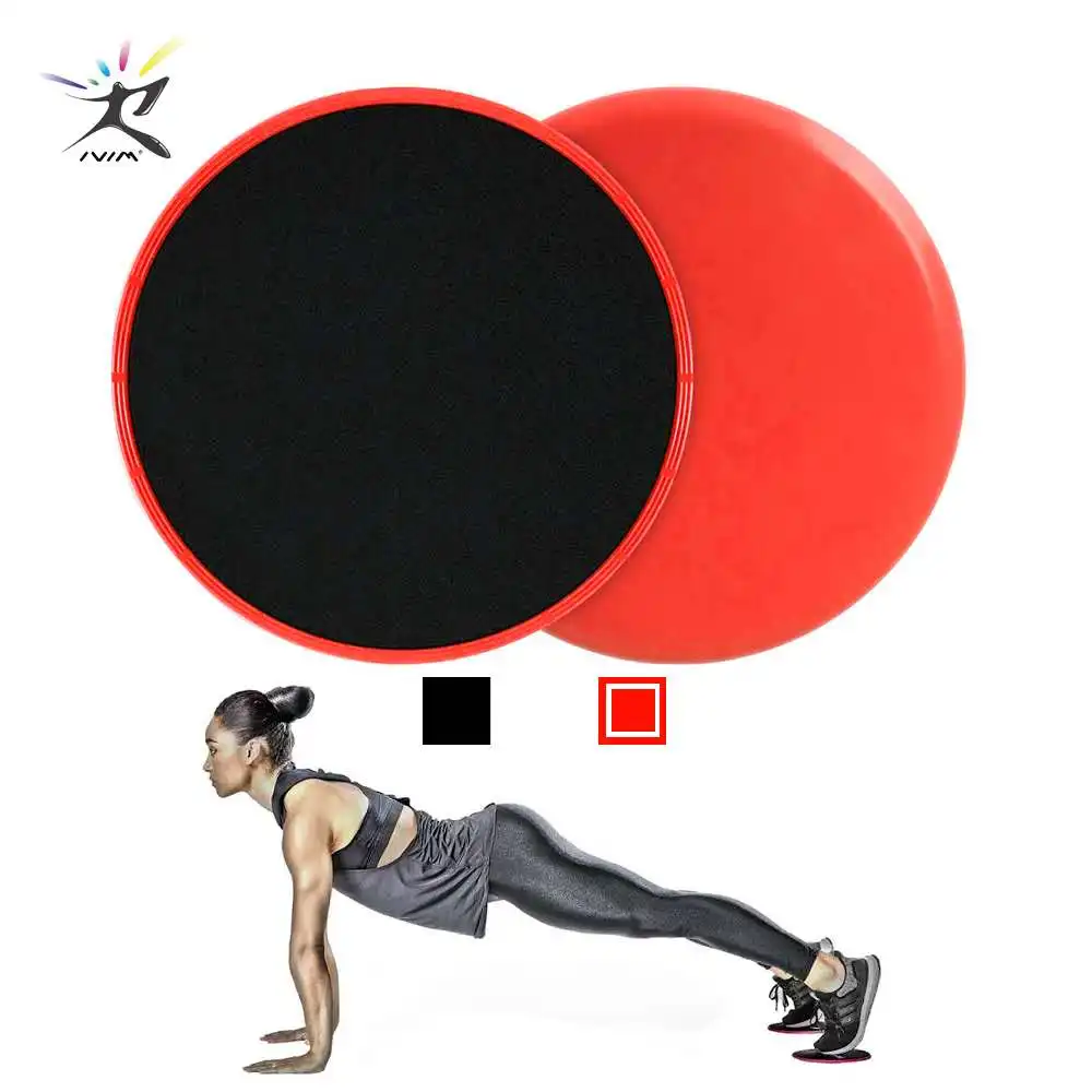 1 pair Glid Discs Fitness Abdominal Workout Exercise Yoga Training