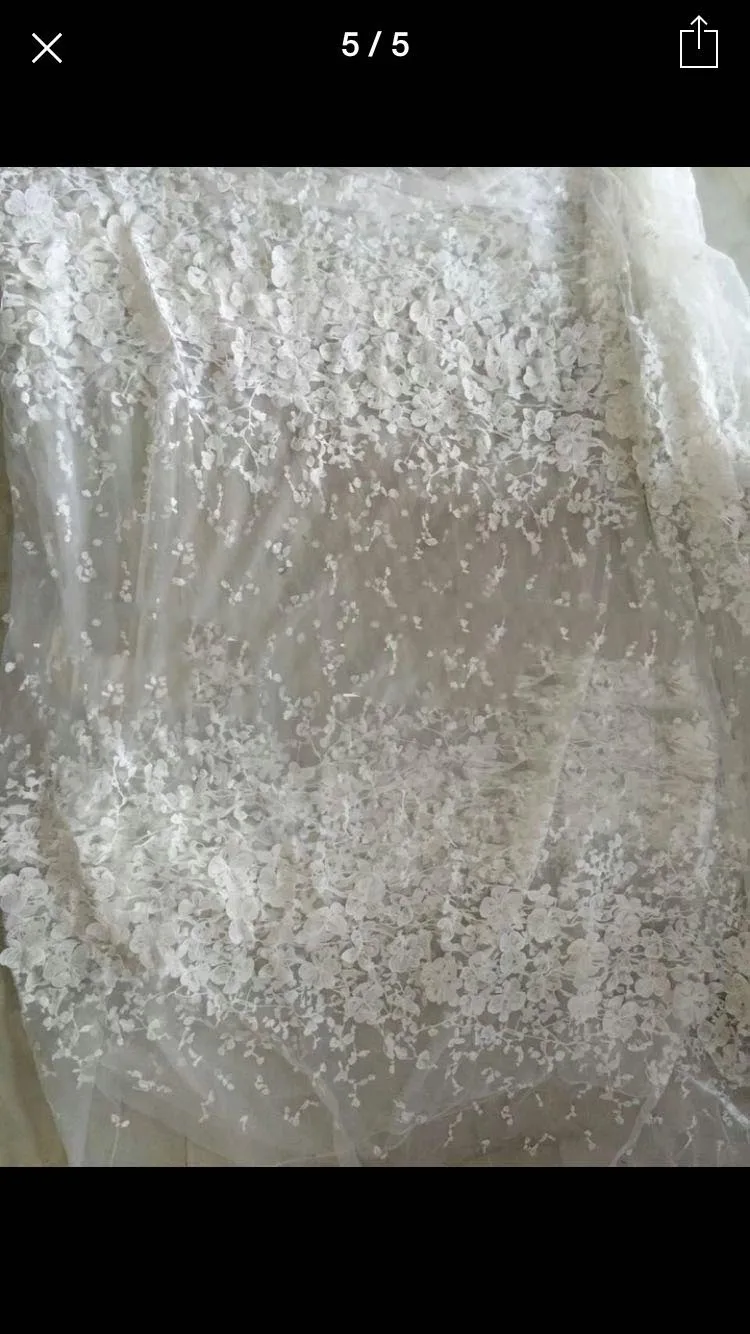 

off white 2018 High Quality Rhinestone Guipure African Lace Fabric Embroidered Wedding Decoration French Nigerian Lace Fabrics