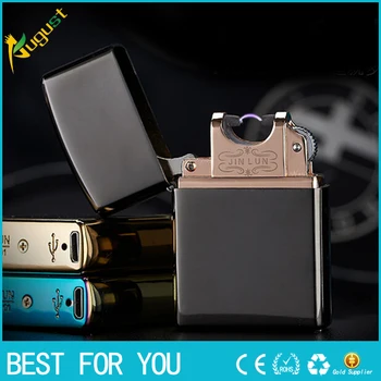 

10pcs/lot Usb Electronic Cigarette Smoking Windproof Lighters torch usb lighter butane lighter Arc lighter Lighter Rechargeble
