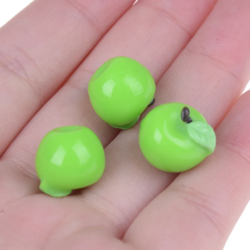 Resin Artificial Fake Miniature Food Fruit Banana Play DollHouse Toy Decorative Craft 3Pcs Kawaii DIY Accessories