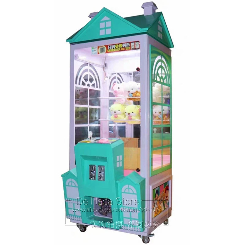 

Beautiful House Doll Toys Cranes Claw Machine Coin Operated Amusement Game Machine For Amusement Park