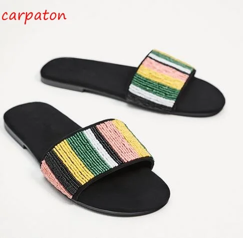 Fashion Woman Summer font b Shoes b font 2017 Peep toe Sexy Mixed Colors Sequins With